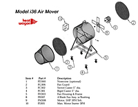 Heat Wagon i36 fan parts