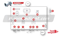 PennRadiant Heat Wagon 1800 (L) Series Control Box Parts