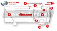 PennRadiant Heat Wagon 1800B Basic Parts