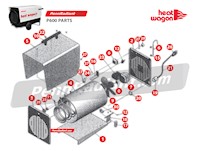 PennRadiant Heat Wagon P600 MAIN PARTS
