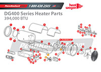 PennRadiant Heat Wagon DG400 Primary