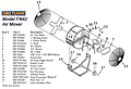 Sure Flame FN42 parts listing